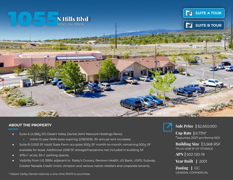 More Photos Of 1055 N Hills Blvd, Reno Medical For Sale