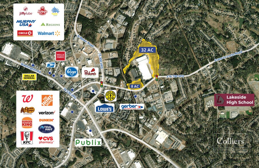 Primary Photo Of 4301 Evans To Locks Rd, Evans Land For Lease