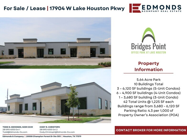 More Photos Of 17904 W Lake Houston Pky, Atascocita Medical For Sale