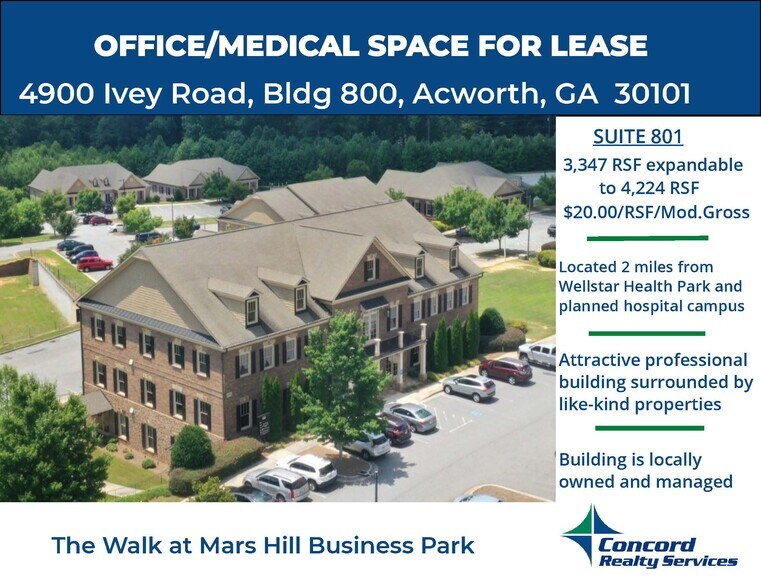 More Photos Of 4900 Ivey Rd, Acworth Medical For Lease
