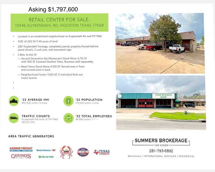 More Photos Of 15967 Kuykendahl, Houston Restaurant For Sale