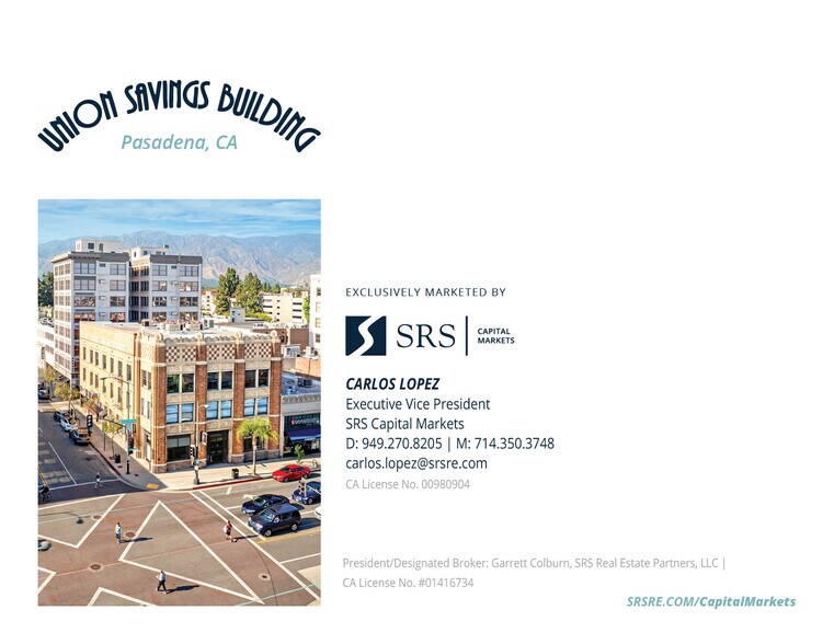 More Photos Of 83-85 E Colorado Blvd, Pasadena Storefront Retail Office For Sale