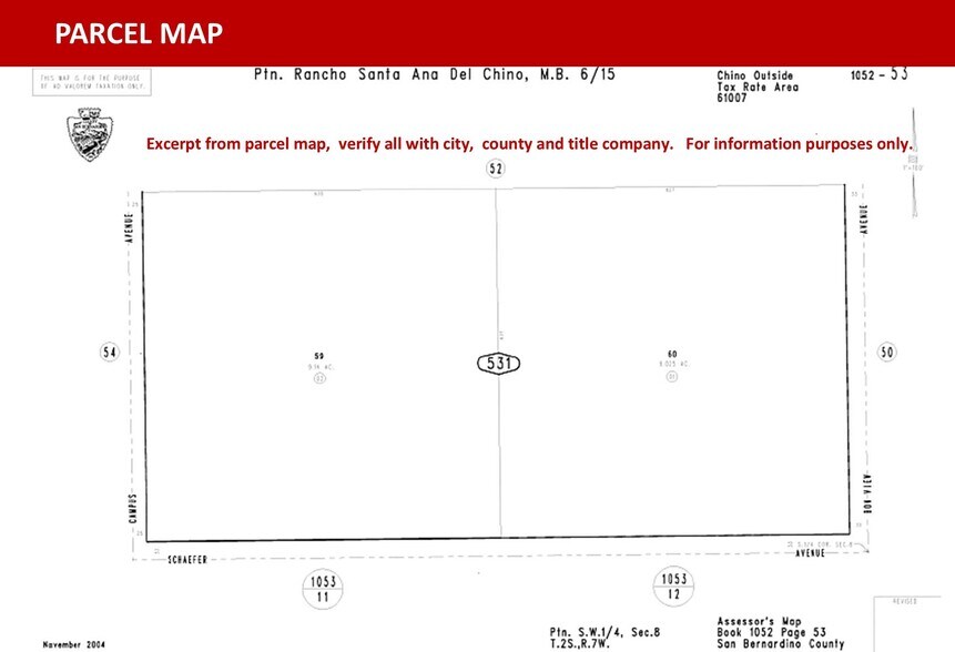 More Photos Of 7520 Schaefer Ave, Ontario Land For Sale