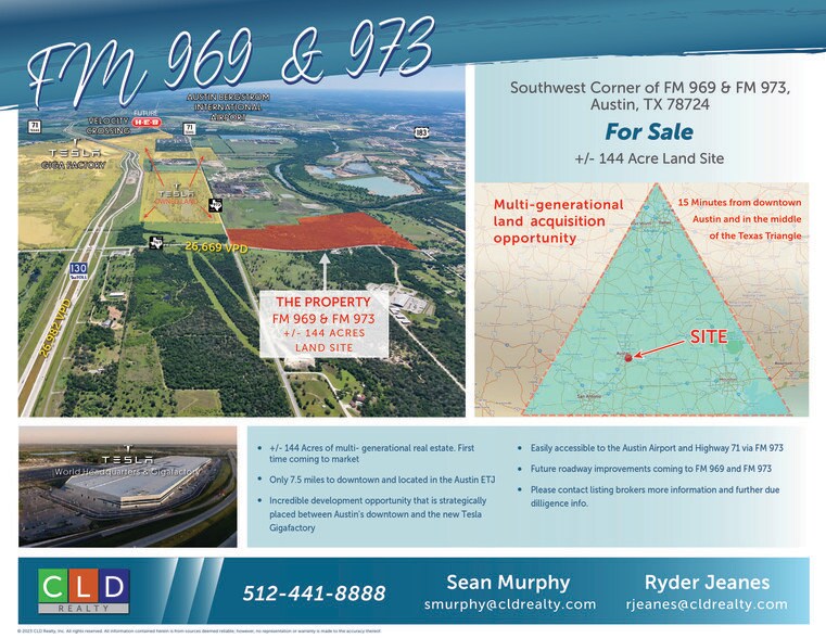 Primary Photo Of SWC of FM 969 & FM 973, Austin Land For Sale