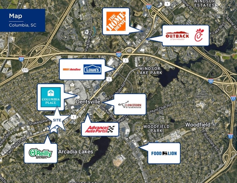 More Photos Of 6615 Two Notch Rd, Columbia Freestanding For Lease