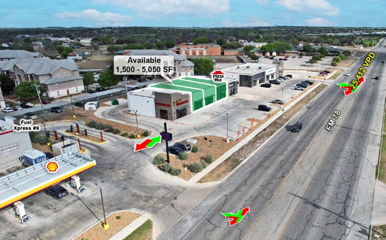 More Photos Of 9179 FM 78, Converse Storefront For Lease