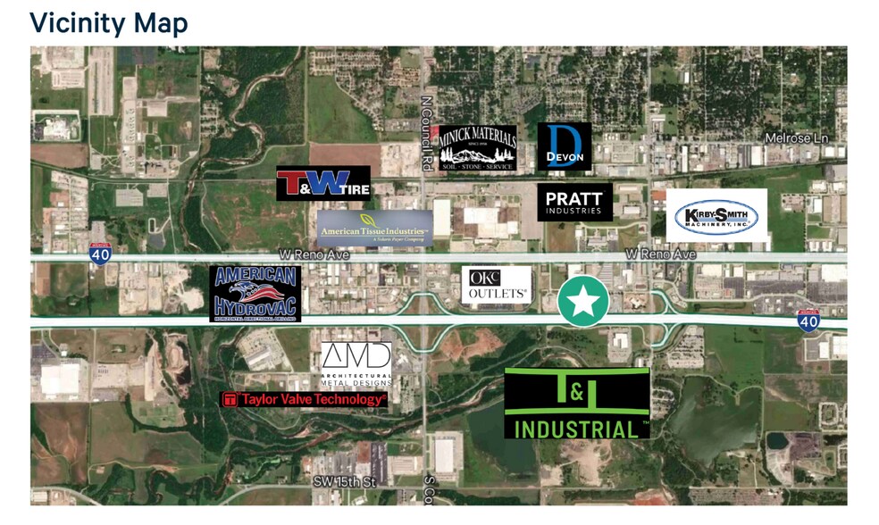 More Photos Of I-40 & S Rockwell, Oklahoma City Land For Sale