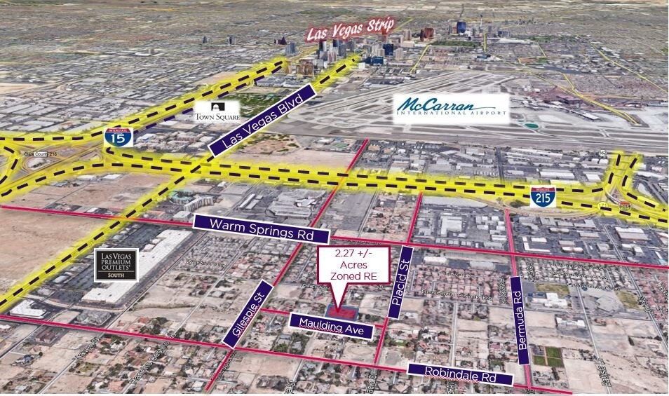 Primary Photo Of Maulding Ave, Las Vegas Land For Sale