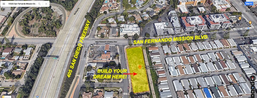 More Photos Of 15530 San Fernando Mission Blvd, Mission Hills Land For Sale