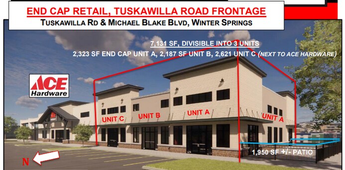 Primary Photo Of SEC 434 & Tuskawilla Rd @ Michael Blake Blvd, Winter Springs Storefront Retail Office For Lease