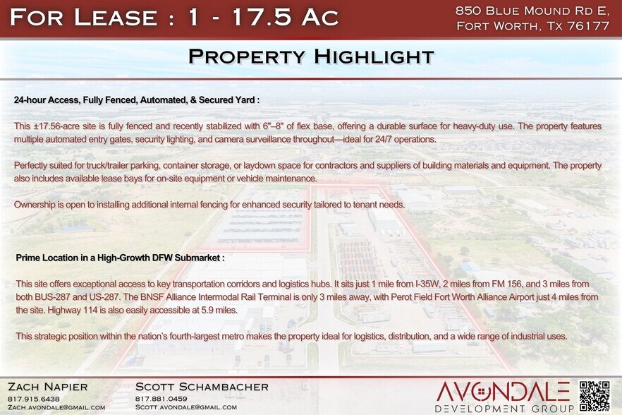 More Photos Of 850 Blue Mound Rd E, Haslet Land For Lease