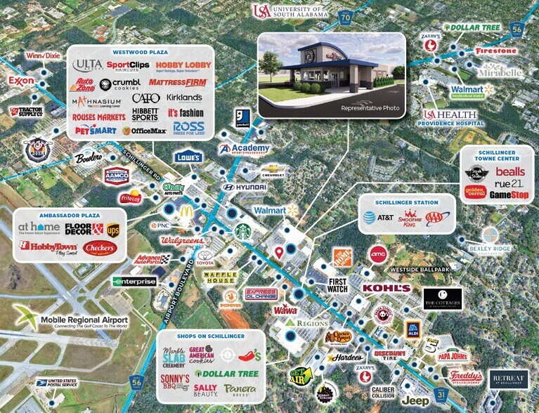 More Photos Of 585 Schillinger S rd, Mobile Fast Food For Sale