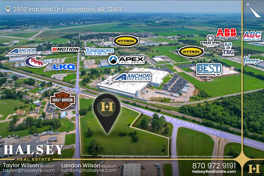 More Photos Of 2800 Industrial Dr, Jonesboro Land For Sale