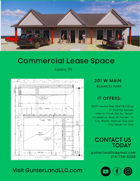 More Photos Of 201 W Main St, Gunter Showroom For Lease