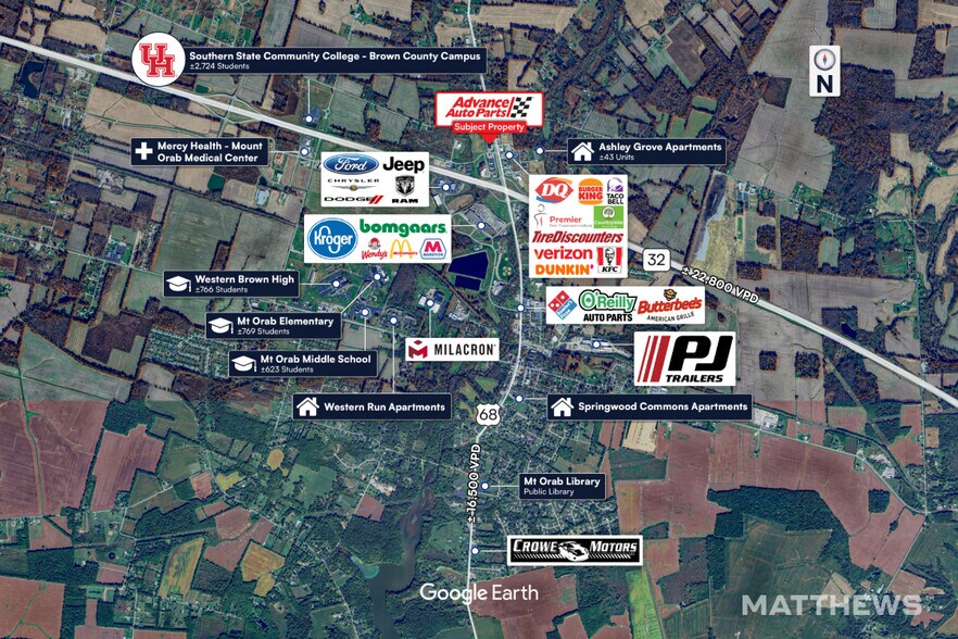 More Photos Of 100 Hughes Blvd, Mount Orab Freestanding For Sale