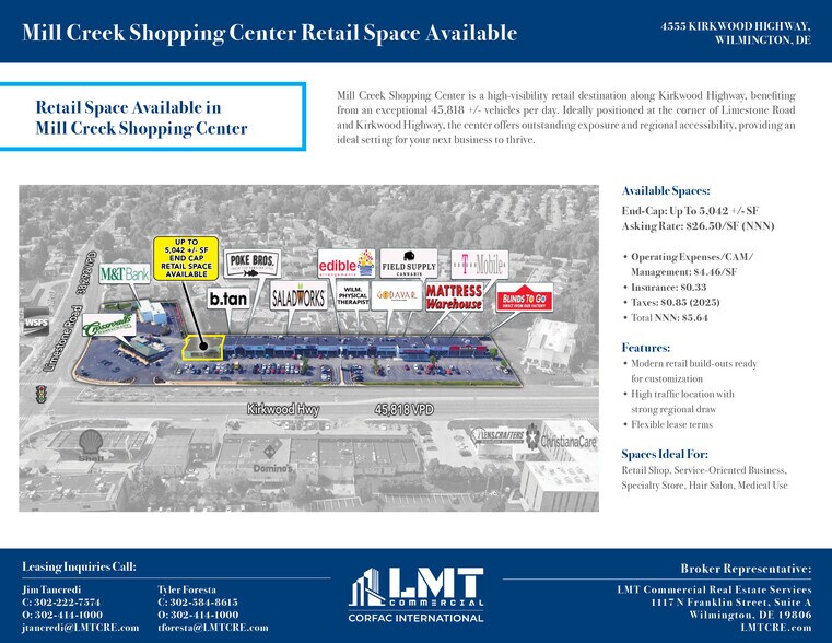 More Photos Of 4511-4577 Kirkwood Hwy, Wilmington Freestanding For Lease