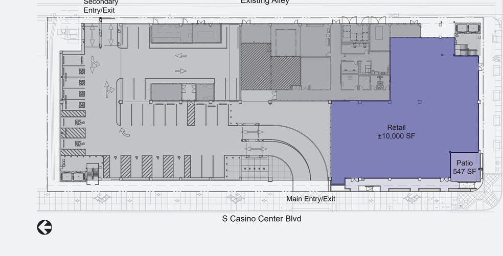 More Photos Of 1421 Casino Center blvd, Las Vegas Parking Garage For Lease
