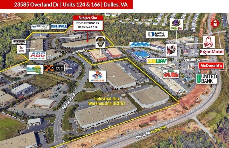 More Photos Of 23585 Overland Dr, Sterling Warehouse For Lease