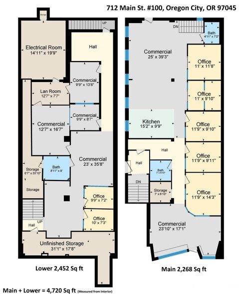 More Photos Of 712 Main St, Oregon City Storefront Retail Office For Lease