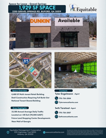 More Photos Of 2250 Gravel Springs Rd, Buford Storefront For Lease