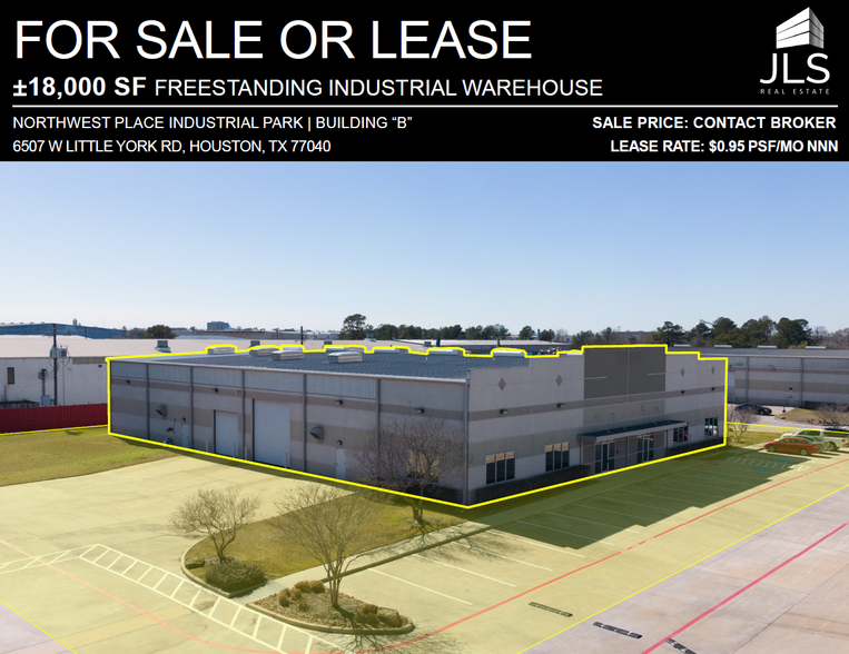 Primary Photo Of 6507 West Little York Rd, Houston Warehouse For Sale