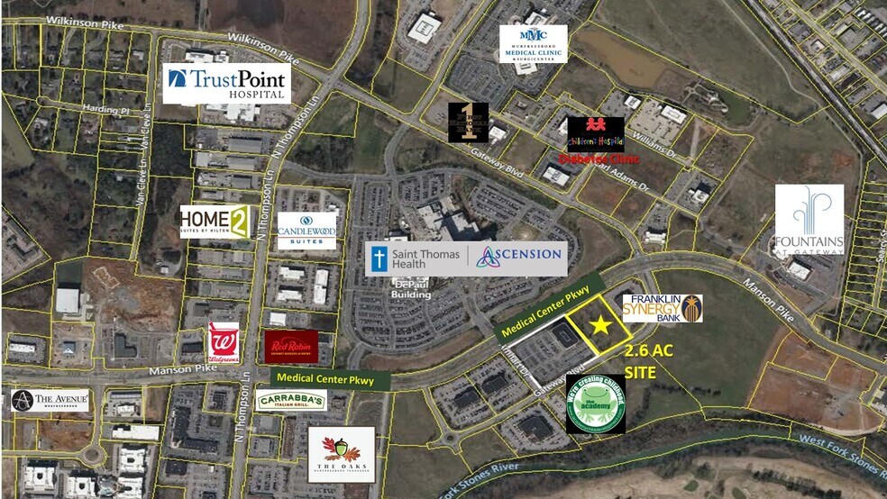 More Photos Of Medical Center Parkway, Murfreesboro Land For Lease