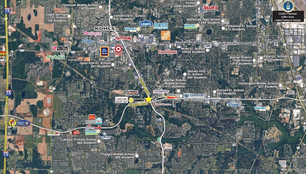 More Photos Of 901 S Houston Lake Rd, Warner Robins Storefront For Lease