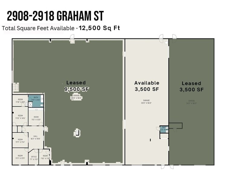 More Photos Of 2908-2918 N Graham St, Charlotte Warehouse For Lease