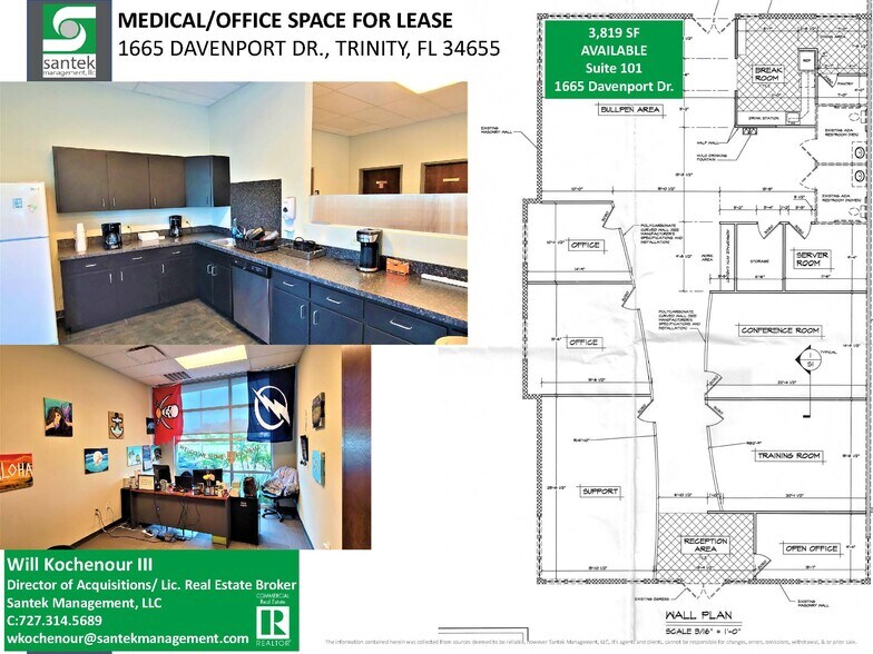 More Photos Of 1665 Davenport Dr, Trinity Office For Lease