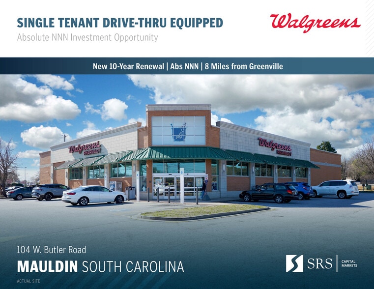 Primary Photo Of 104 W Butler Rd, Mauldin Drugstore For Sale