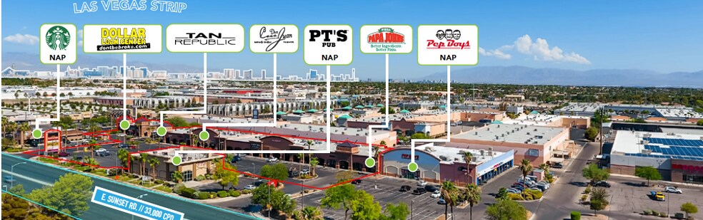 More Photos Of 3460 E Sunset Rd, Las Vegas General Retail For Lease