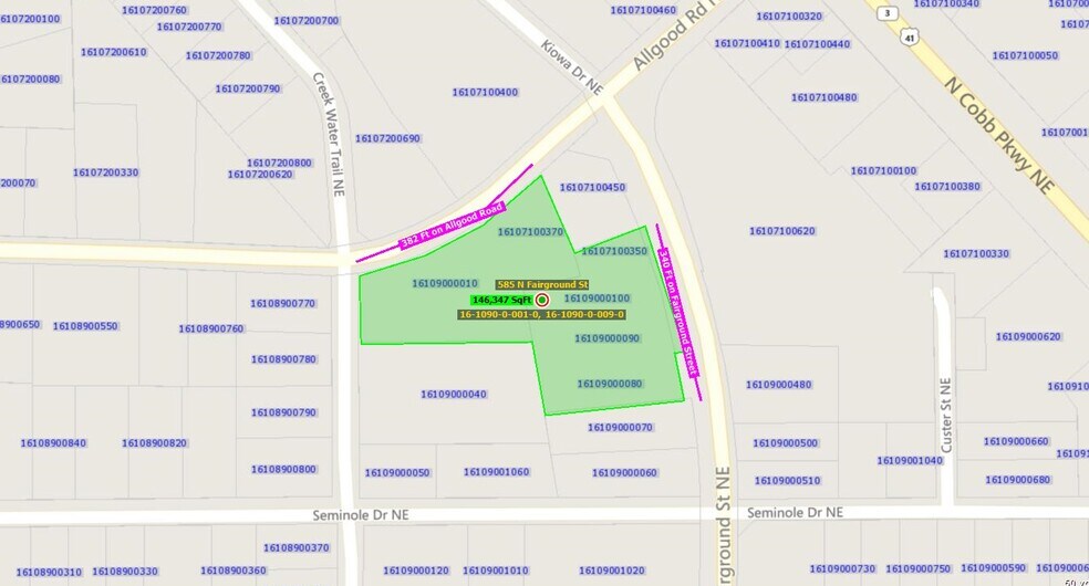 More Photos Of 585 N Fairground St, Marietta Land For Sale