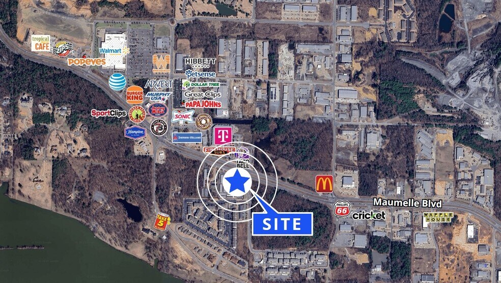 More Photos Of 11608 Maumelle Blvd, North Little Rock Land For Lease