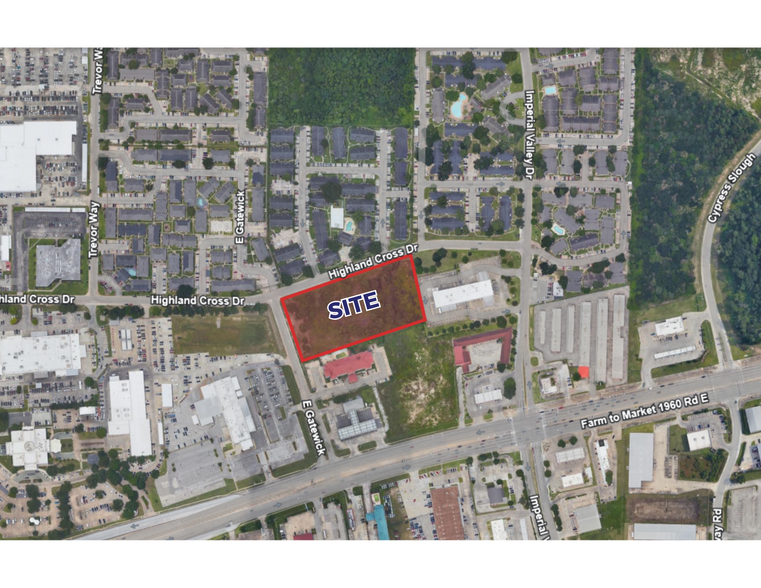 Primary Photo Of Highland Cross Dr. & E Gatewick Dr @ Back, Houston Land For Sale