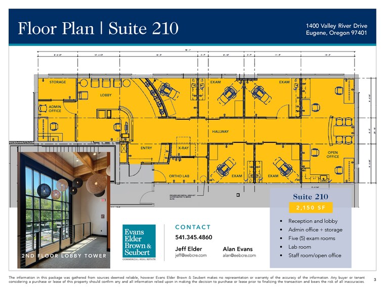 More Photos Of 1400 Valley River Dr, Eugene Medical For Lease