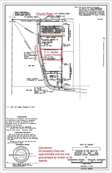 Primary Photo Of Gluckstadt Way @ Church Road, Madison Land For Sale