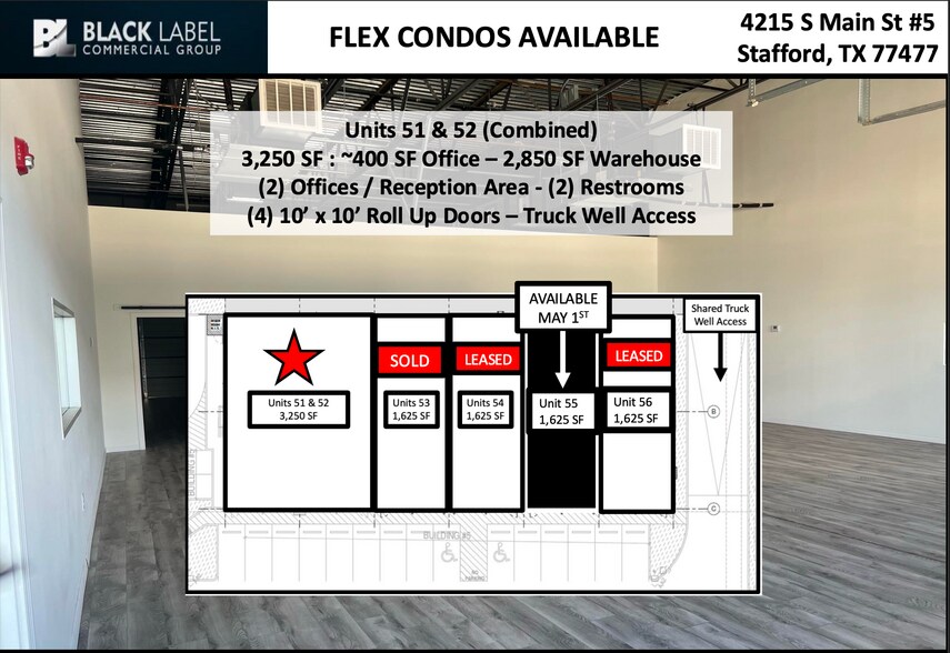 More Photos Of 4215 S Main St, Stafford Showroom For Sale