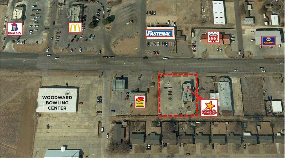 More Photos Of 2617 Oklahoma Ave, Woodward Fast Food For Lease