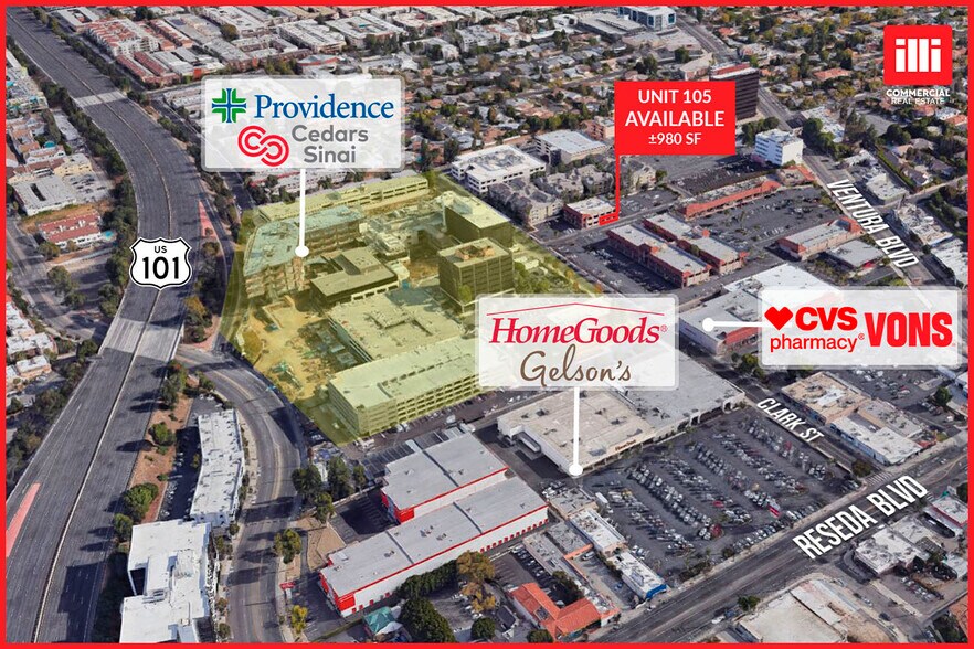 Primary Photo Of 18356-18388 Clark St, Tarzana Unknown For Lease
