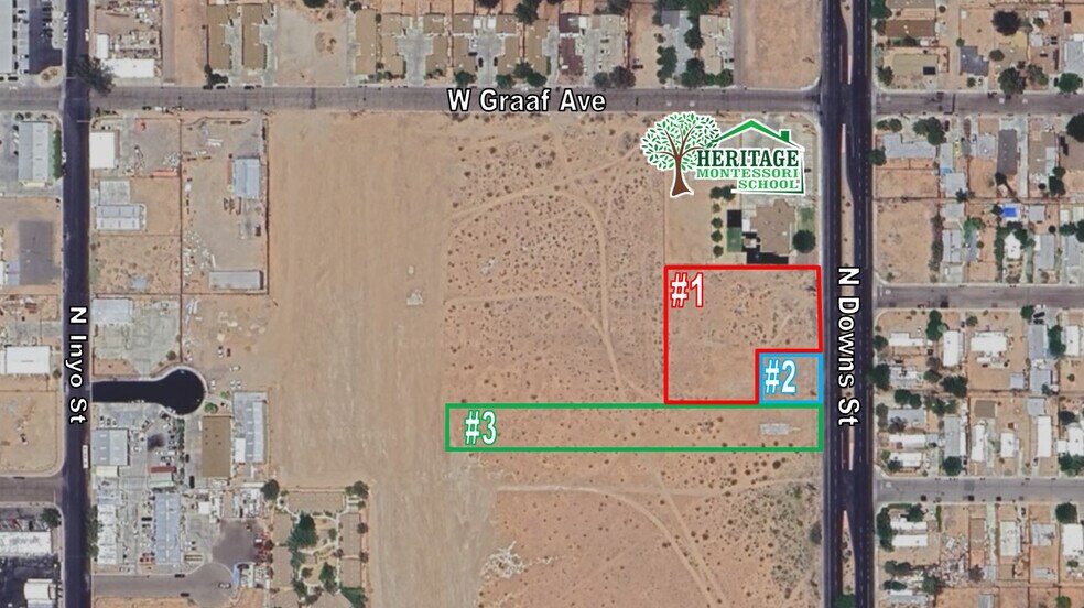 Primary Photo Of 1433 N Downs St, Ridgecrest Land For Sale
