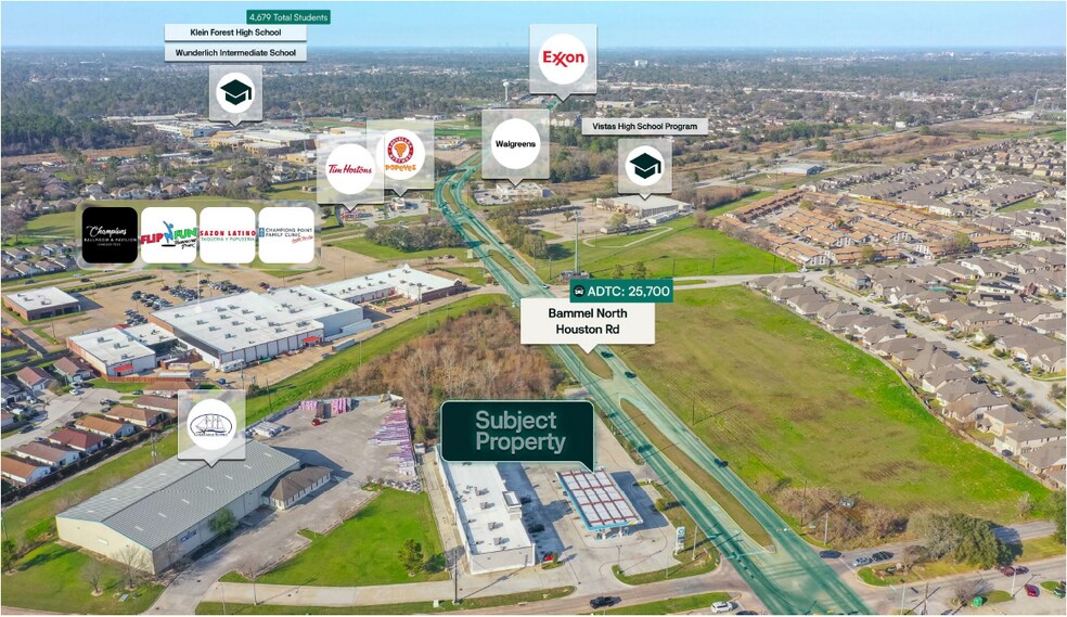 More Photos Of 12311 Bammel North Houston Rd, Houston Freestanding For Sale