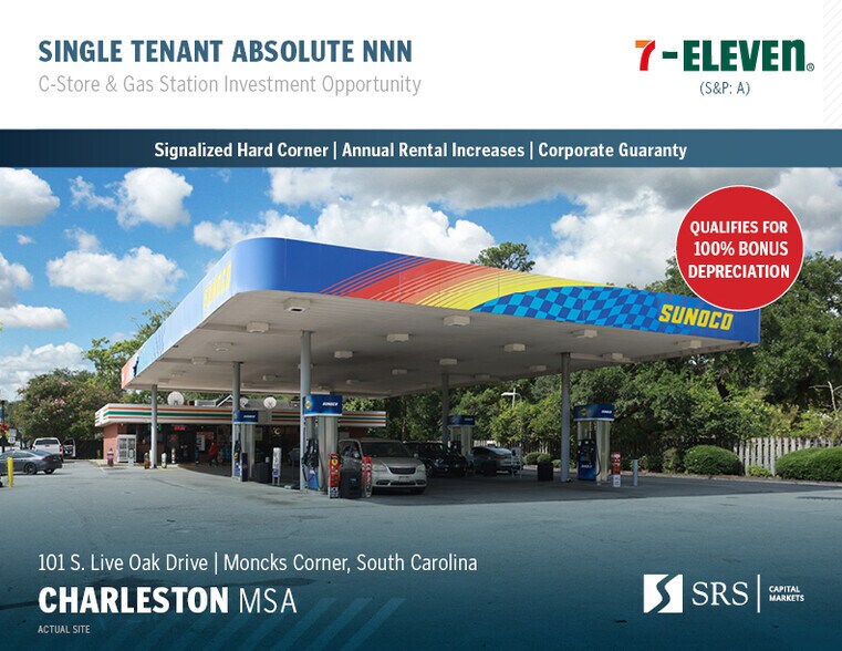 Primary Photo Of 101 S Live Oak Dr, Moncks Corner Service Station For Sale