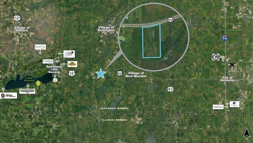 Primary Photo Of SWC OF HIGHWAY 50 & 400TH AVENUE, Genoa City Land For Sale
