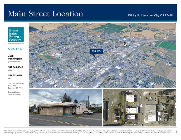 More Photos Of 757 Ivy St, Junction City Freestanding For Lease