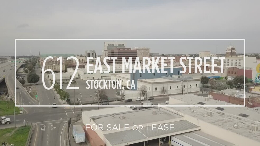 Primary Photo Of 612 E Market St, Stockton Warehouse For Sale