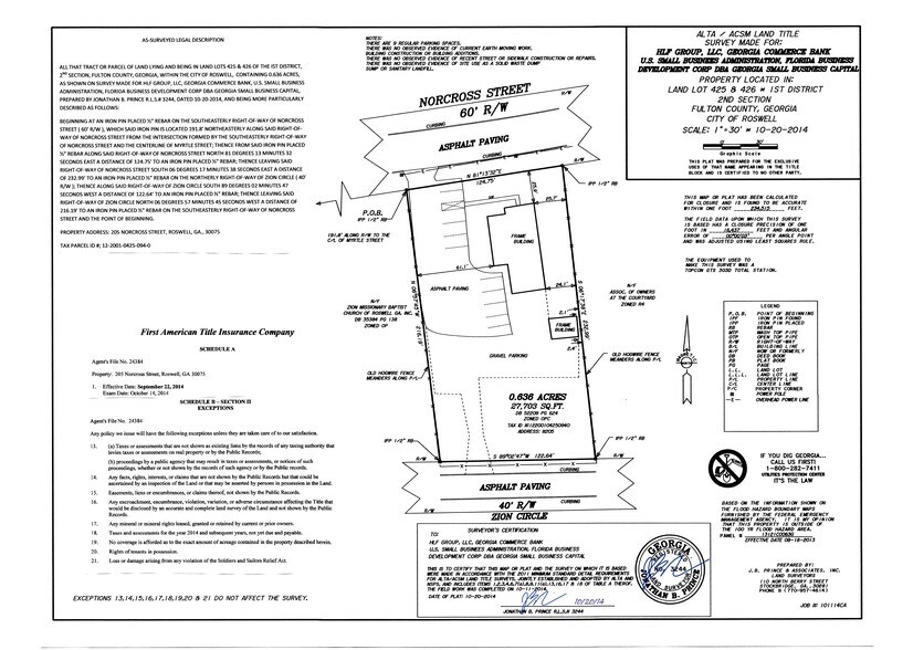 More Photos Of 205 Norcross St, Roswell Medical For Sale