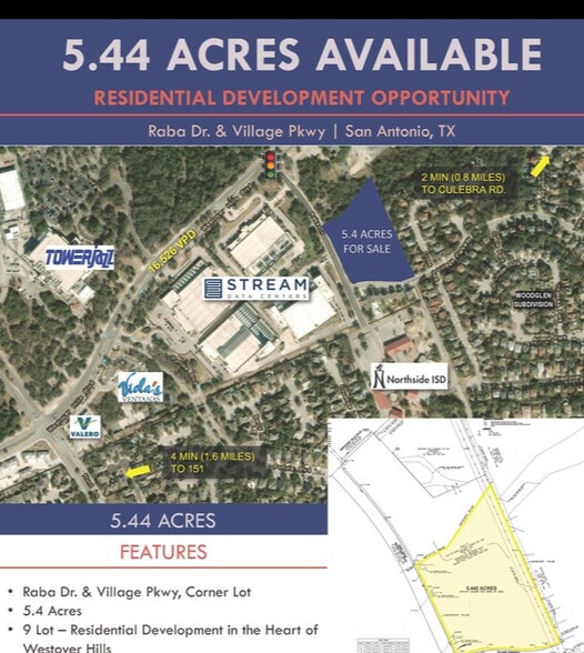 Primary Photo Of Raba & Village Parkway Dr, San Antonio Land For Sale