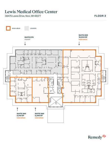 More Photos Of 39475 Lewis Dr, Novi Medical For Lease