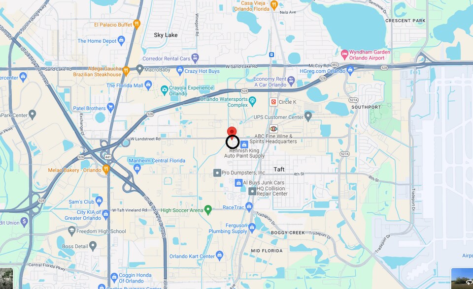 More Photos Of 9010 Sidney Hayes, Orlando Land For Lease