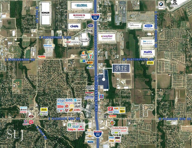 More Photos Of I-35E & W Wintergreen Rd, Lancaster Land For Sale